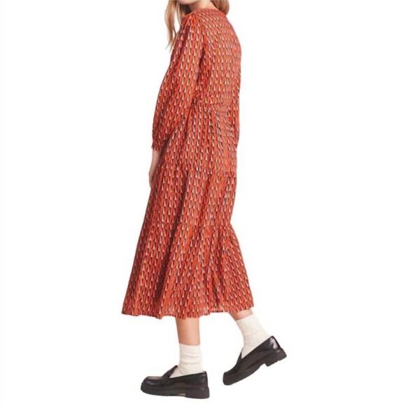 Trovata Birds of Paradis NWT Ainsley B Dress in Kinetic Print - size XS - Picture 2 of 9